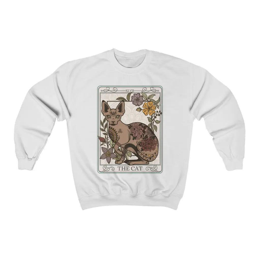 The Cat Tarot Card Crewneck Sweatshirt Esdee