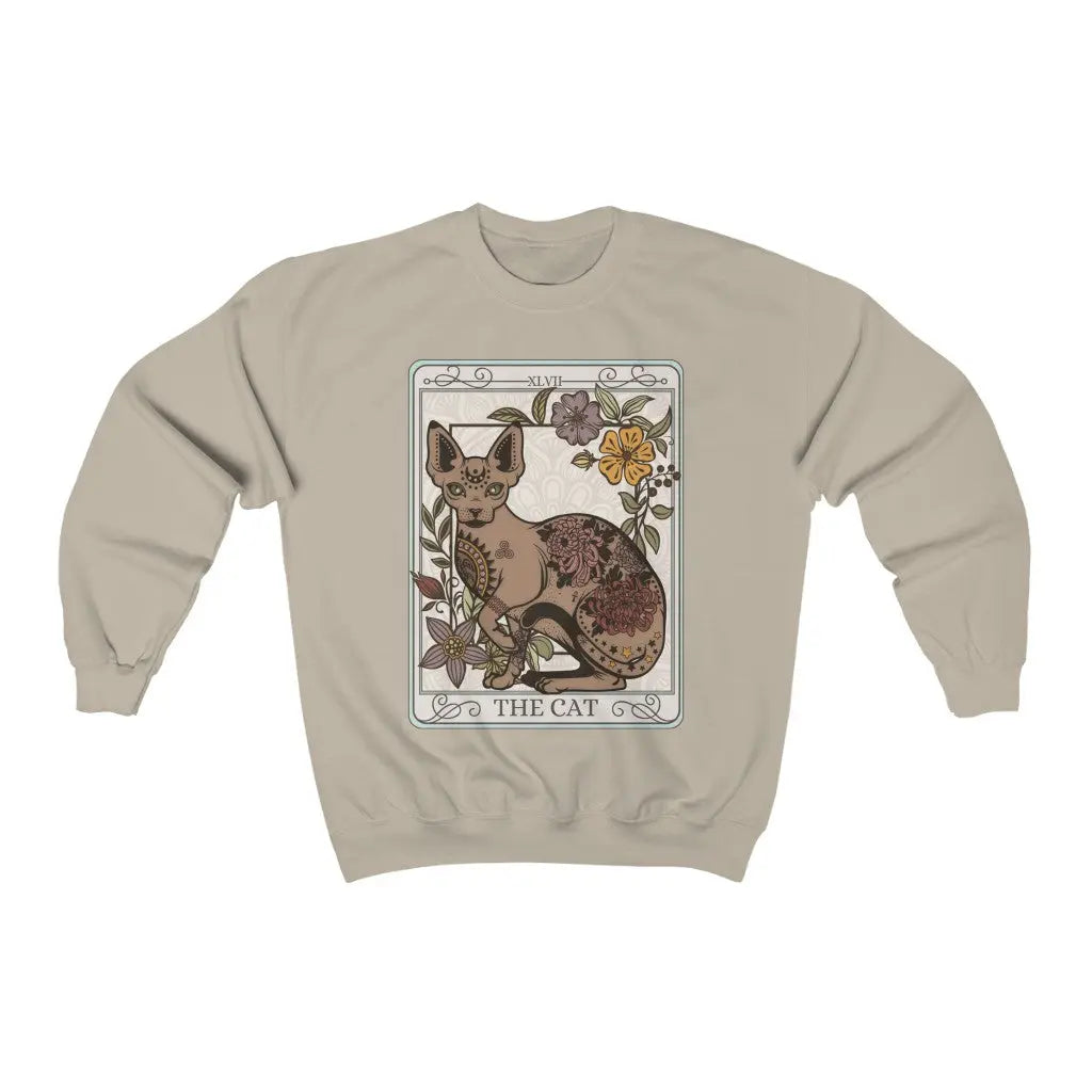 The Cat Tarot Card Crewneck Sweatshirt Esdee