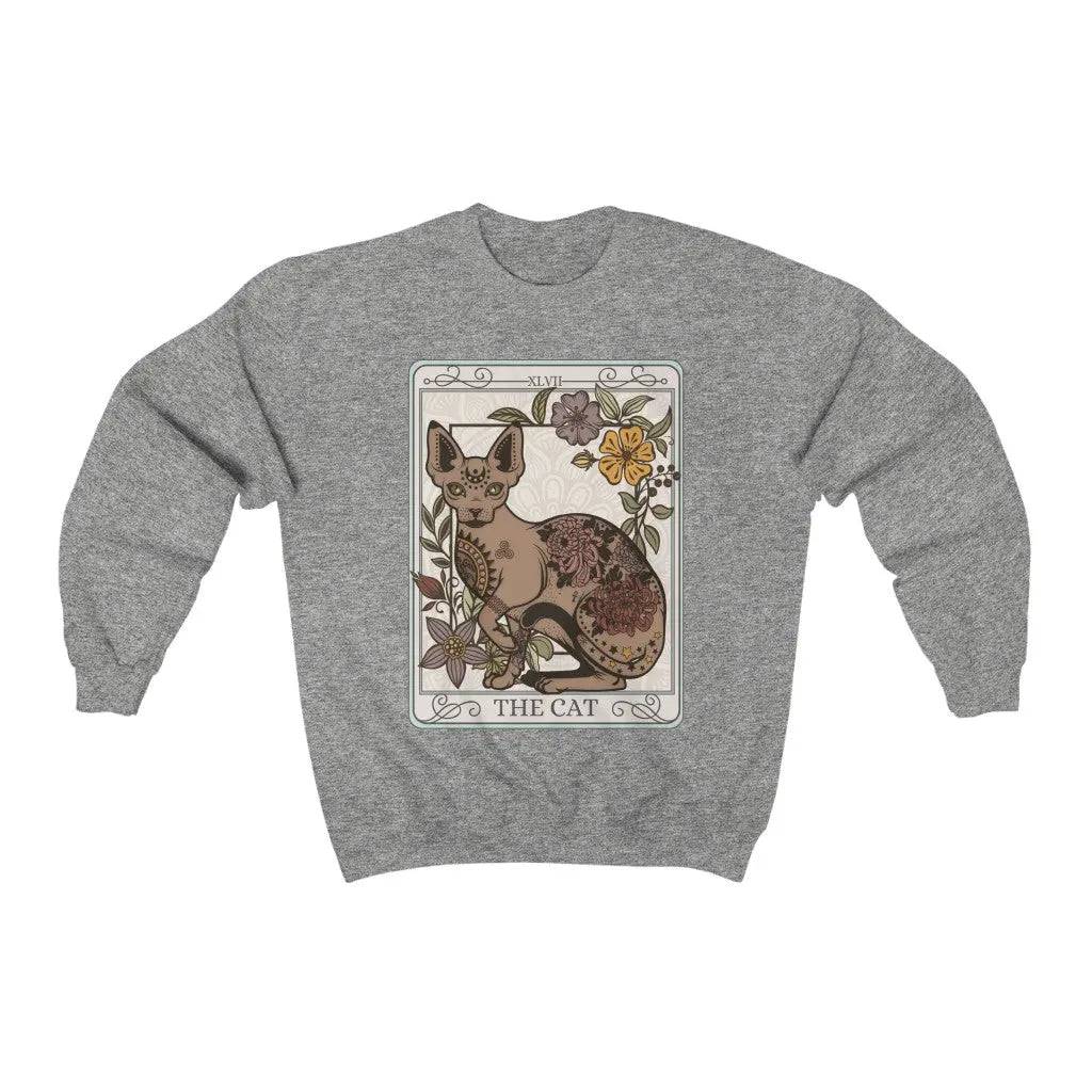 The Cat Tarot Card Crewneck Sweatshirt Esdee