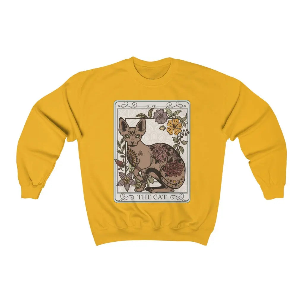 The Cat Tarot Card Crewneck Sweatshirt Esdee