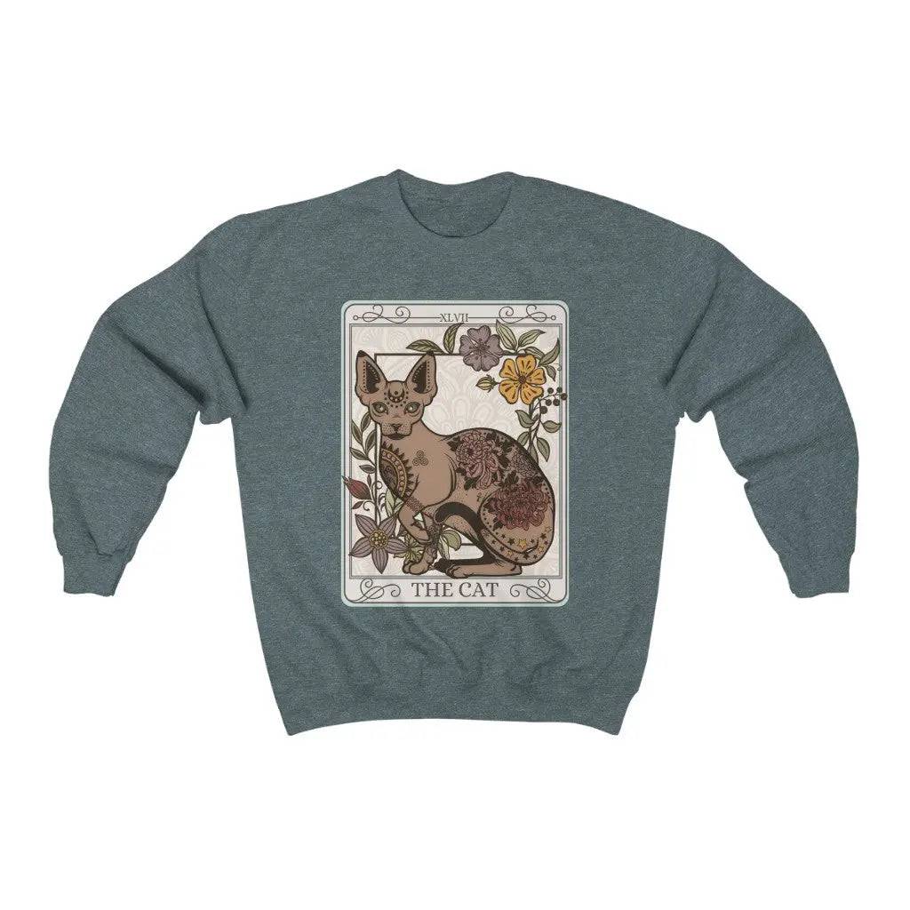 The Cat Tarot Card Crewneck Sweatshirt Esdee