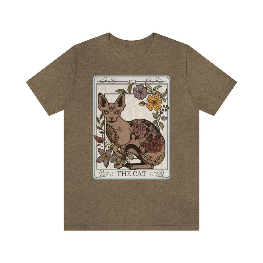 The Cat Tarot Card Unisex T-Shirt Esdee