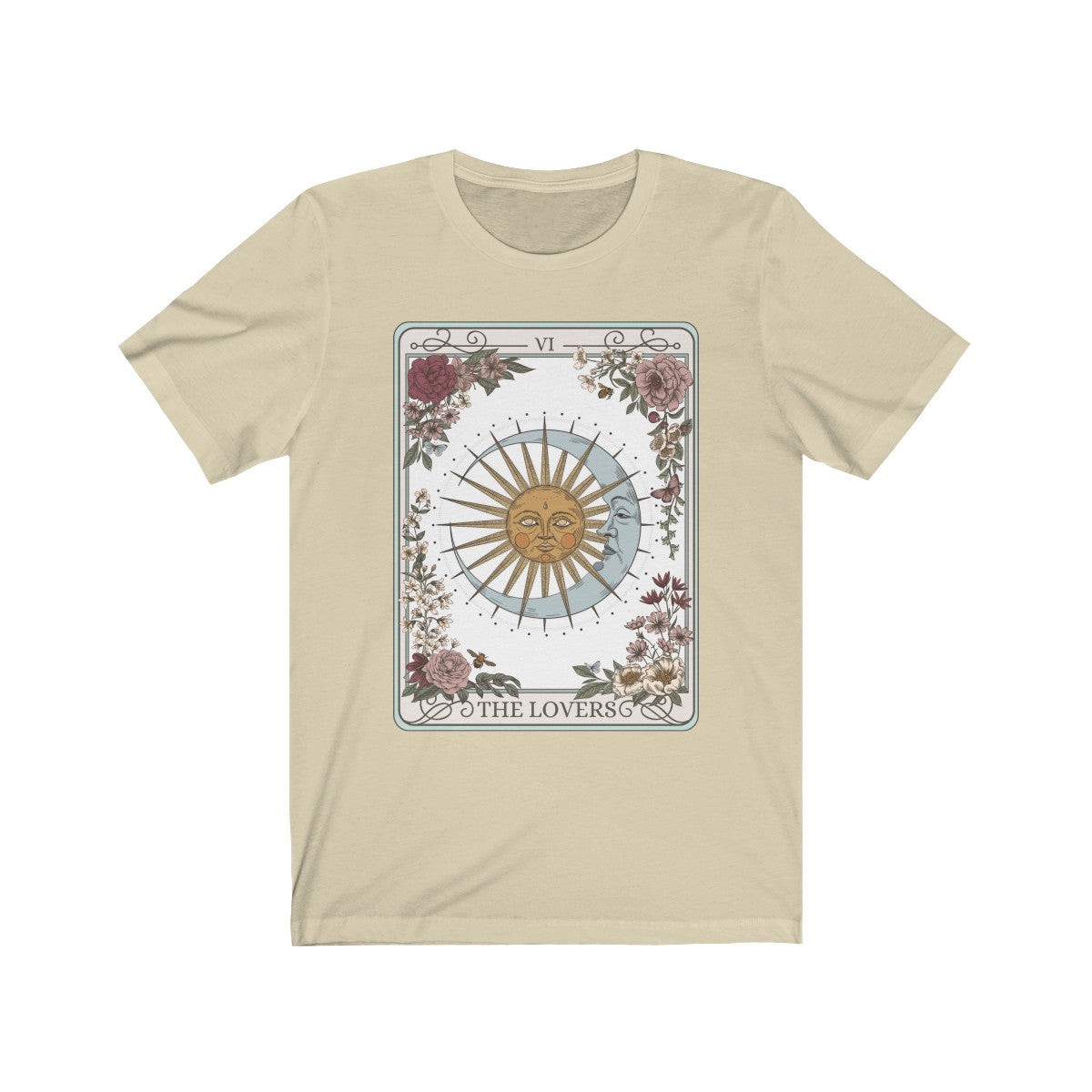The Lovers Tarot Card Unisex T-Shirt Esdee