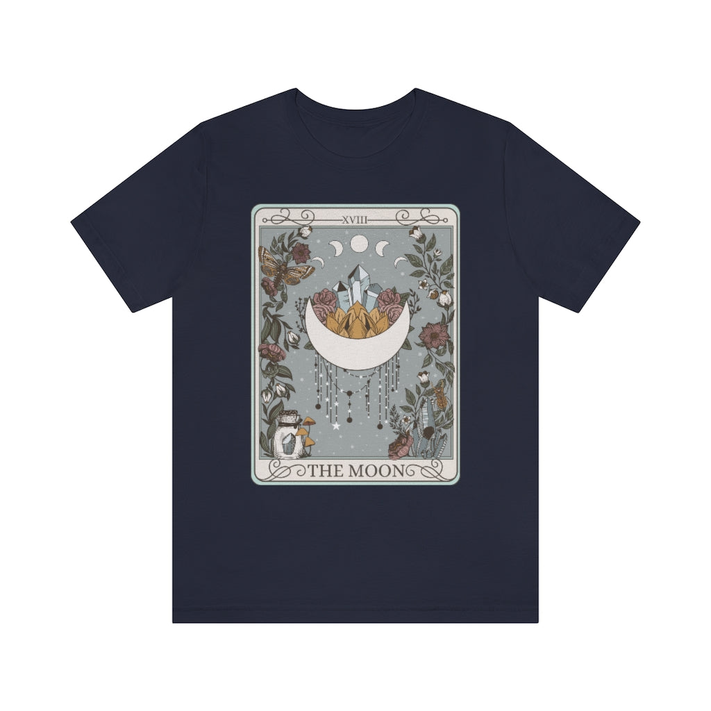 The Moon Tarot Card T-Shirt Esdee