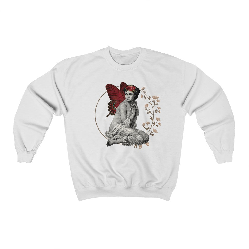 Fairy Floral Crewneck Sweatshirt - Esdee
