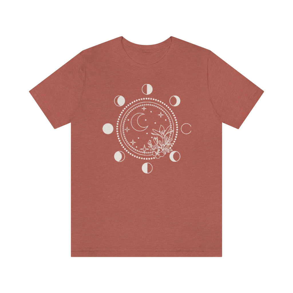 Moon Phase Unisex Short Sleeve Tee - Esdee