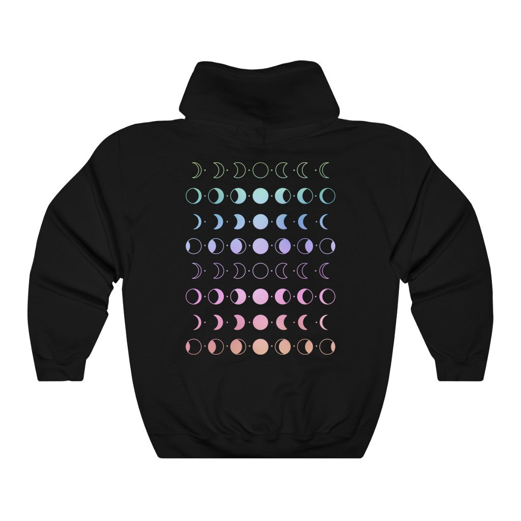 Moon Phases Hooded Sweatshirt Esdee