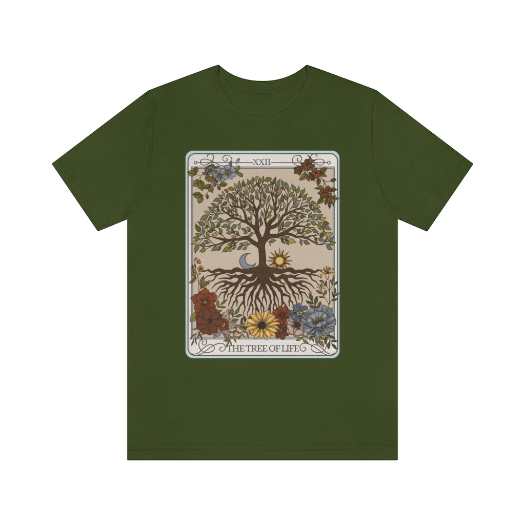 The Tree of Life Tarot Card T-Shirt Esdee