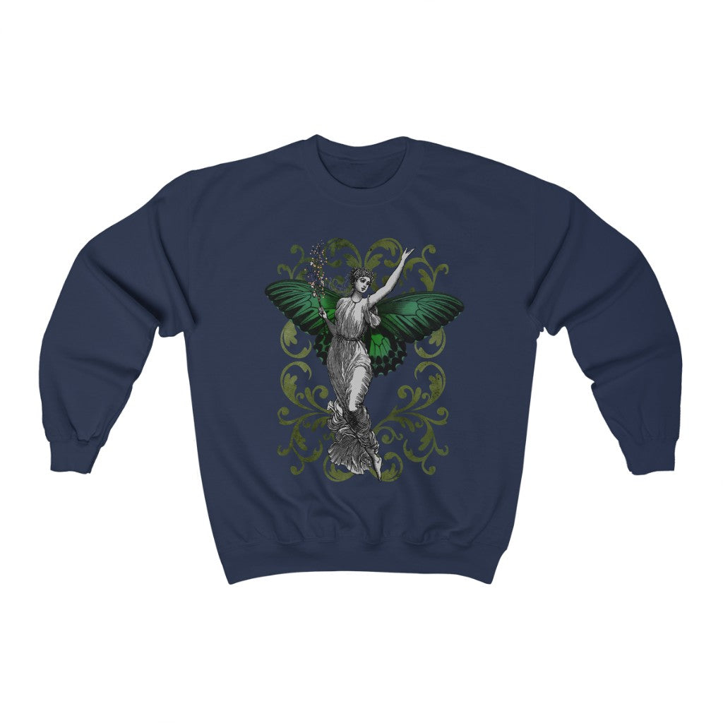 Green Fairy Crewneck Sweatshirt - Esdee