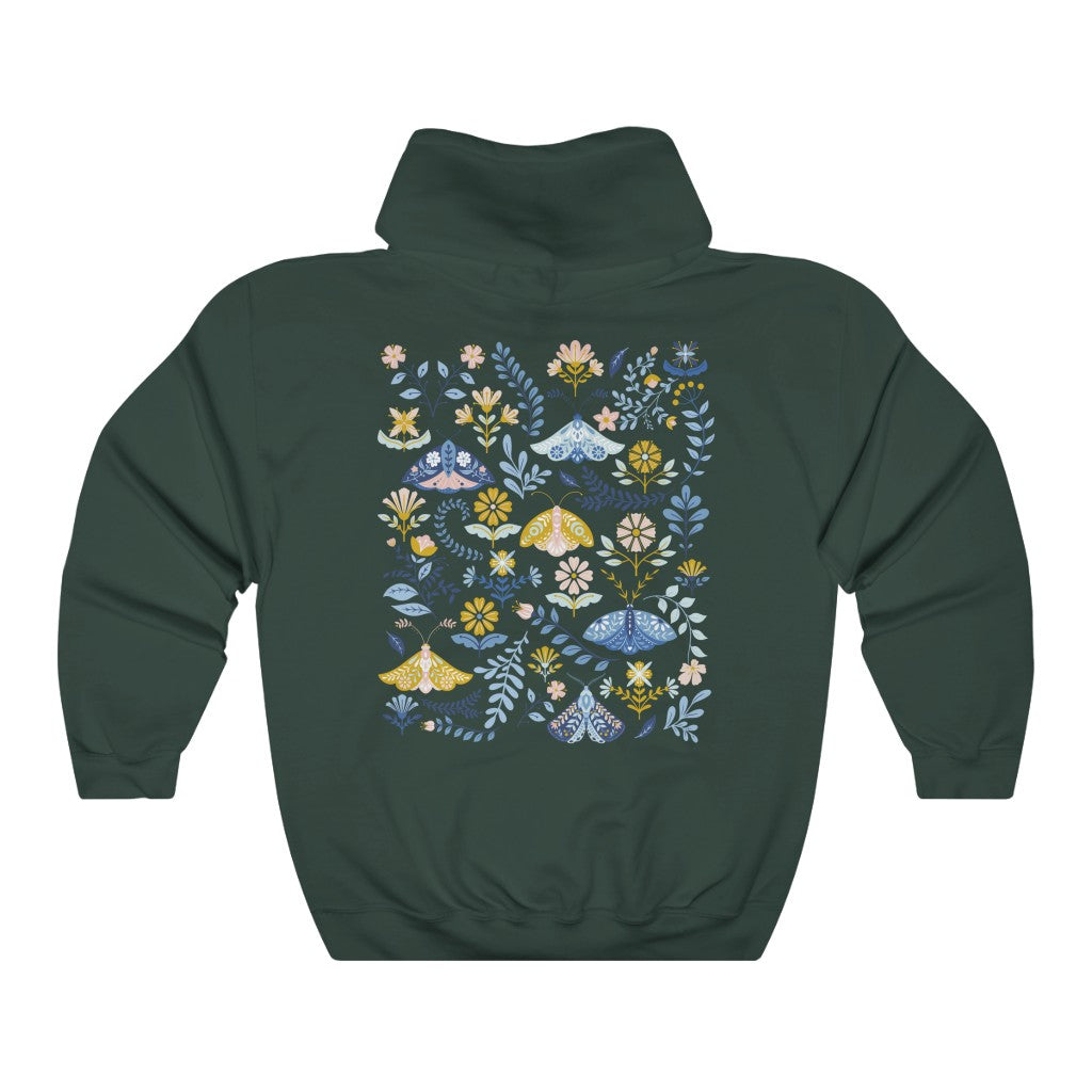 Scandinavian Moth Hooded Sweatshirt - Esdee