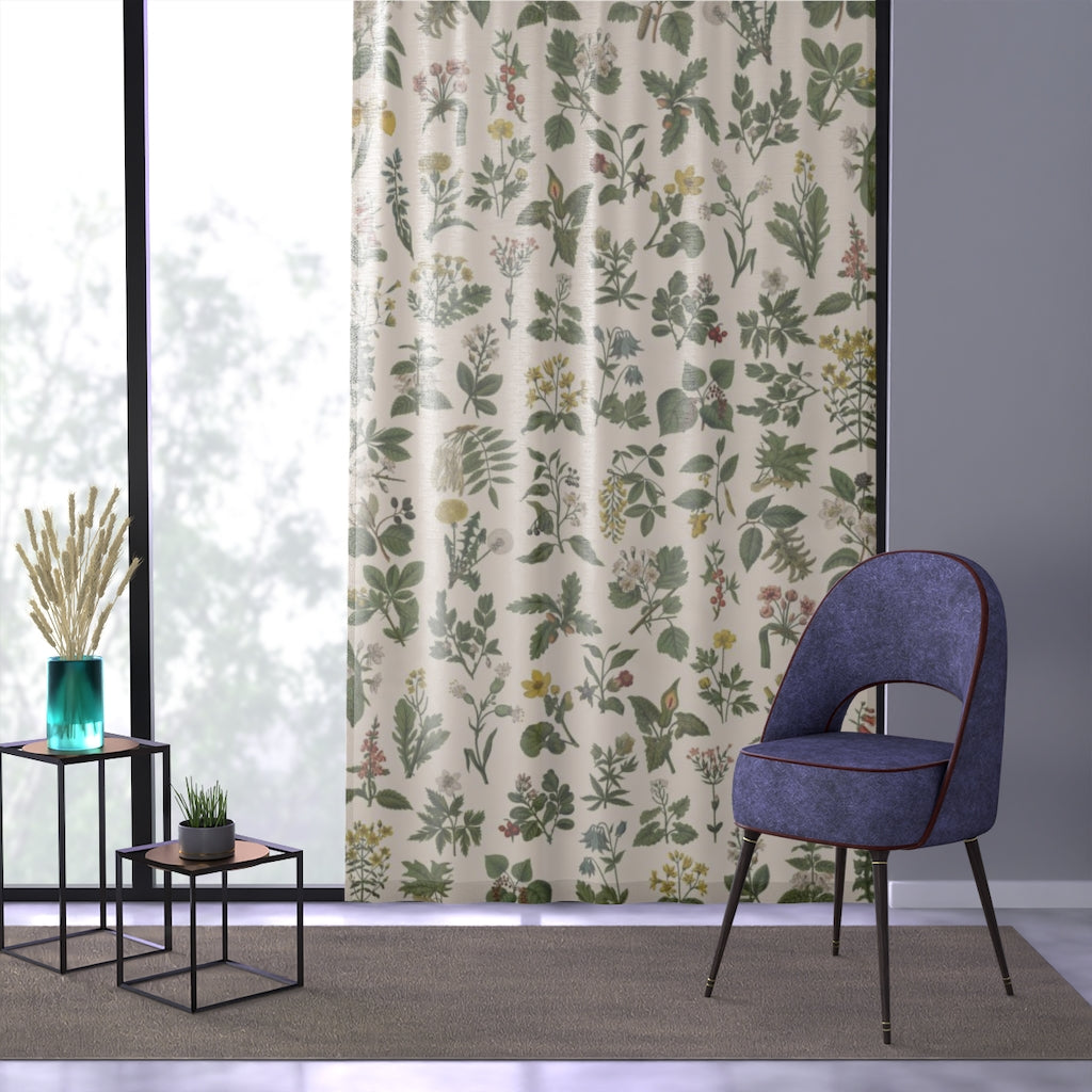Vintage Herbs Window Curtain - Esdee