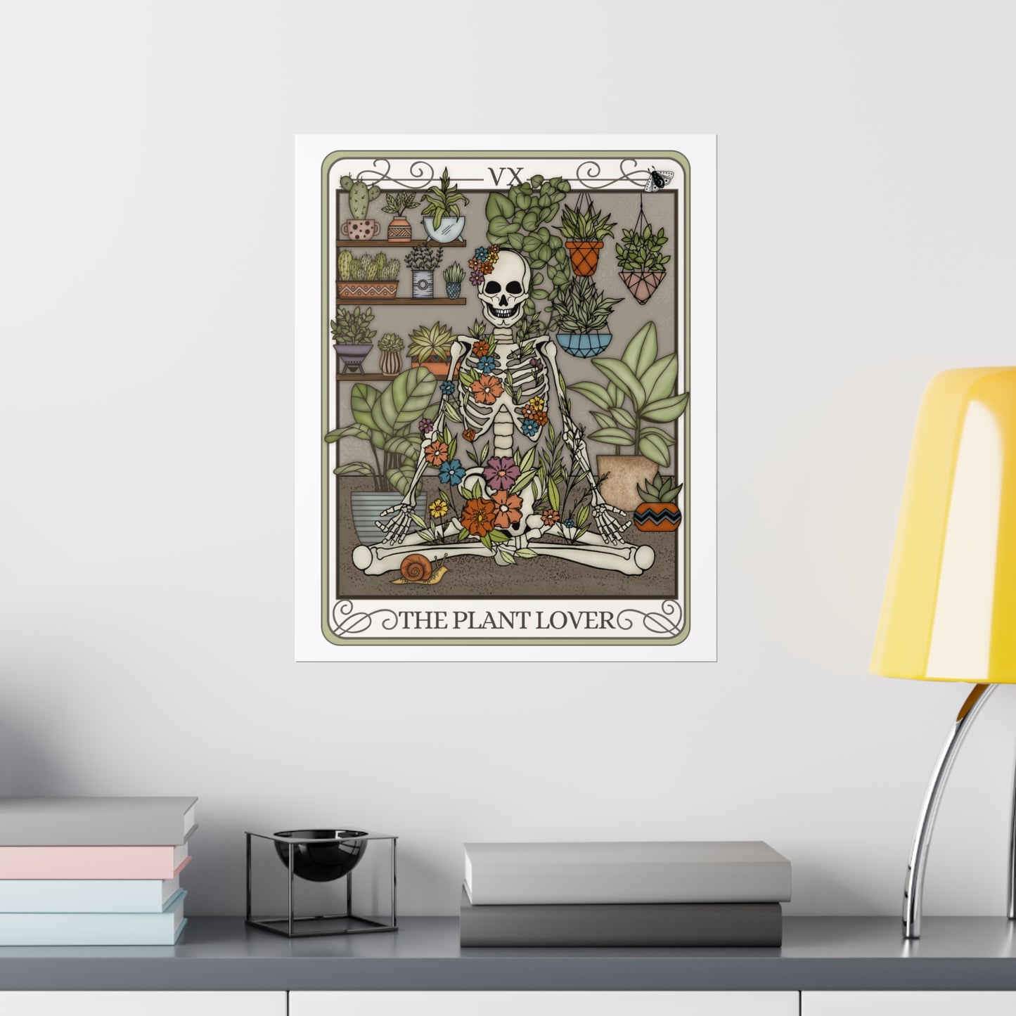 Plant Lover Tarot Card Vertical Poster