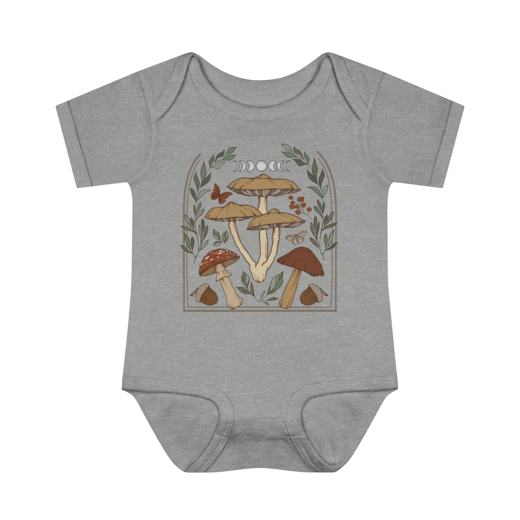 Mushroom Moon Infant Baby Bodysuit - Esdee