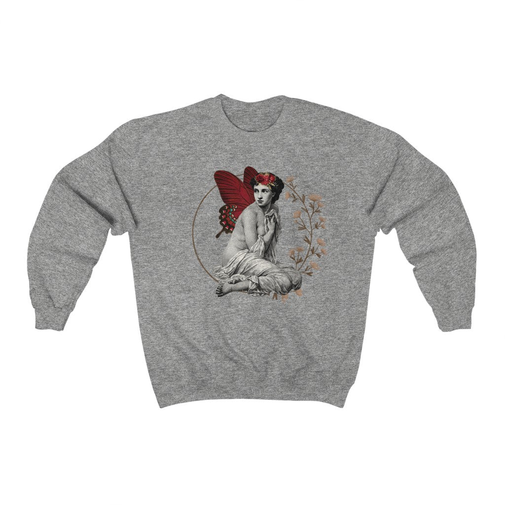 Fairy Floral Crewneck Sweatshirt - Esdee