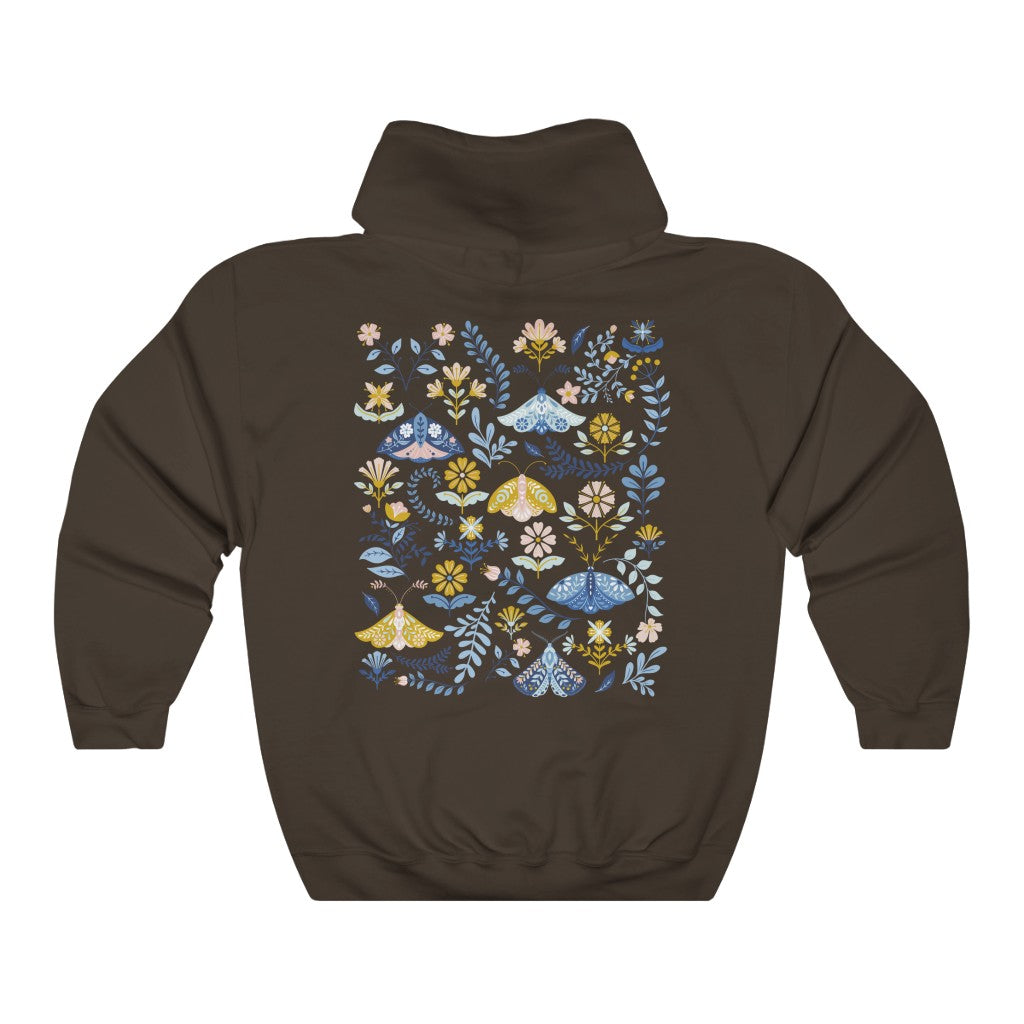 Scandinavian Moth Hooded Sweatshirt - Esdee
