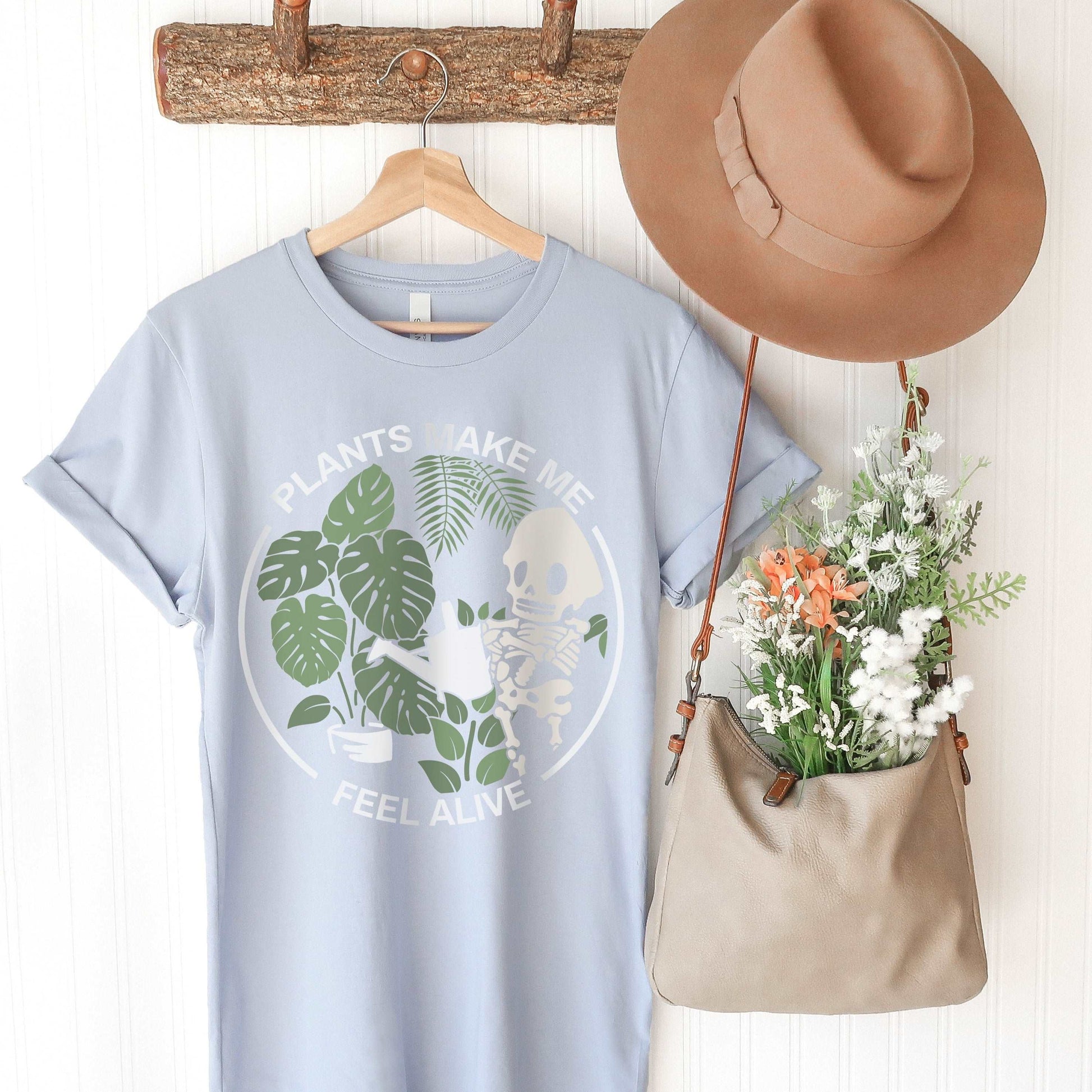 Plants Make Me Feel Alive T-Shirt - Esdee