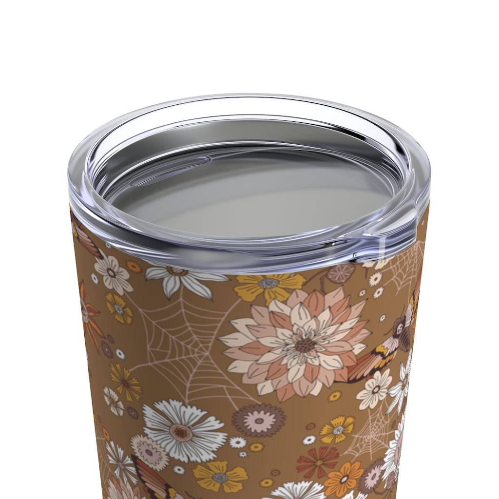 Retro Floral Moth Insulated 20oz Tumbler Esdee
