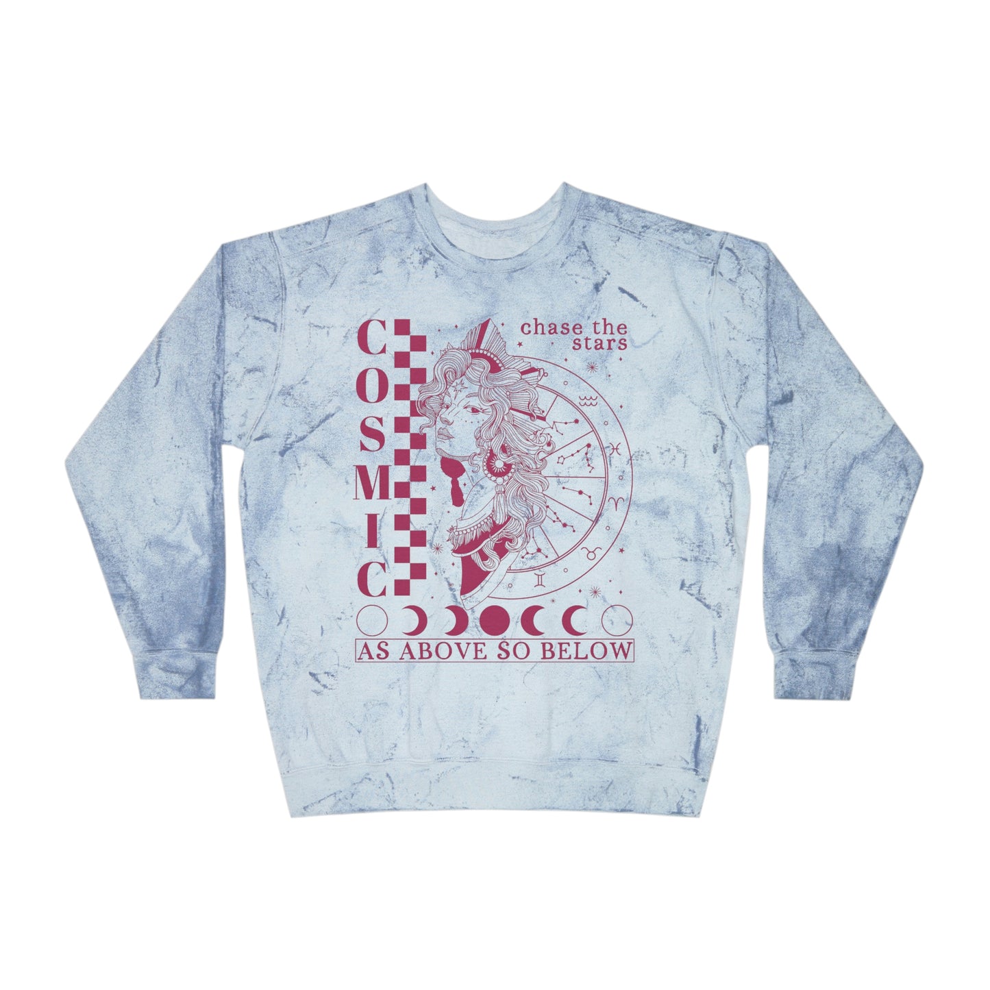 Cosmic Goddess Unisex Color Blast Sweatshirt - Esdee