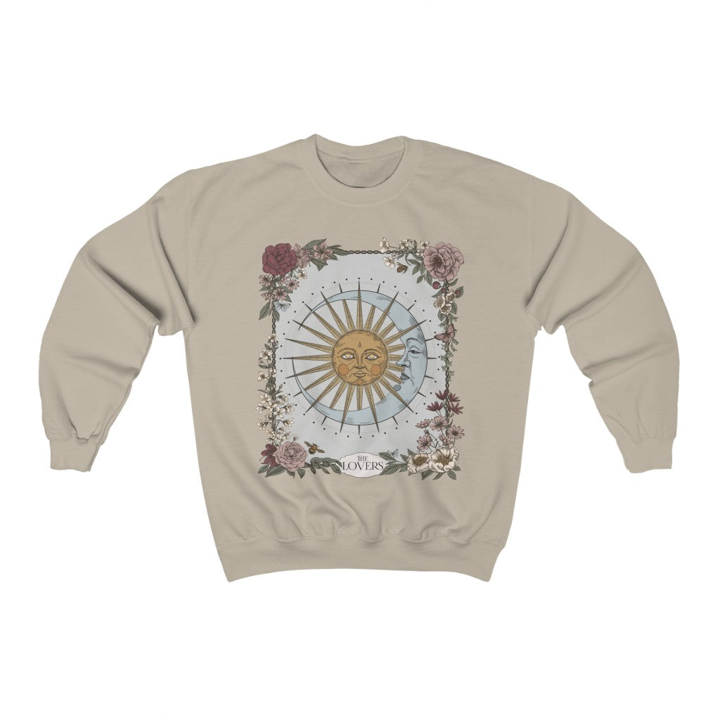 The Lovers Tarot Card Crewneck Sweatshirt Esdee