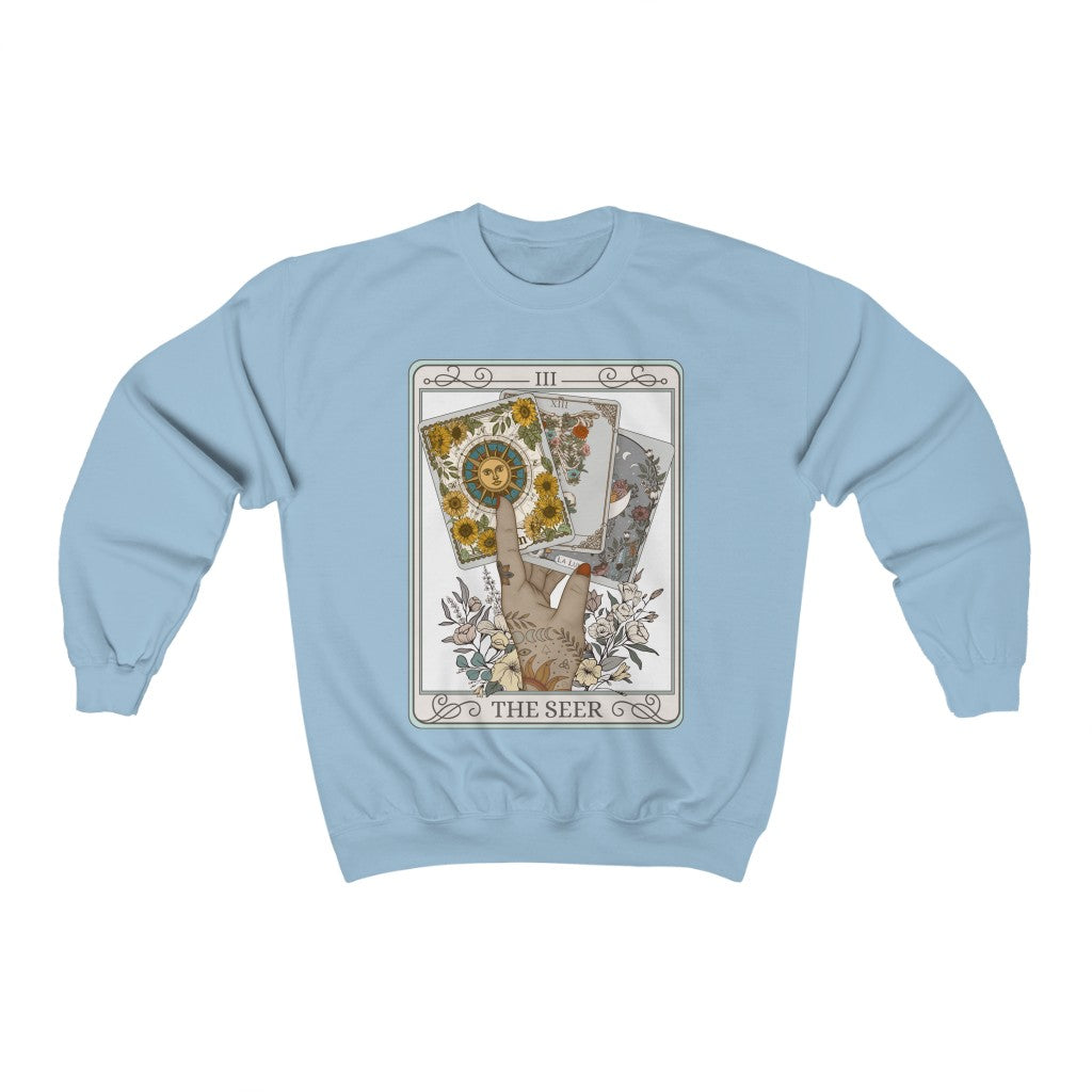 The Seer Tarot Card Crewneck Sweatshirt Esdee