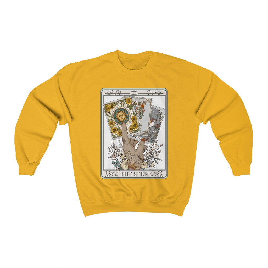 The Seer Tarot Card Crewneck Sweatshirt Esdee