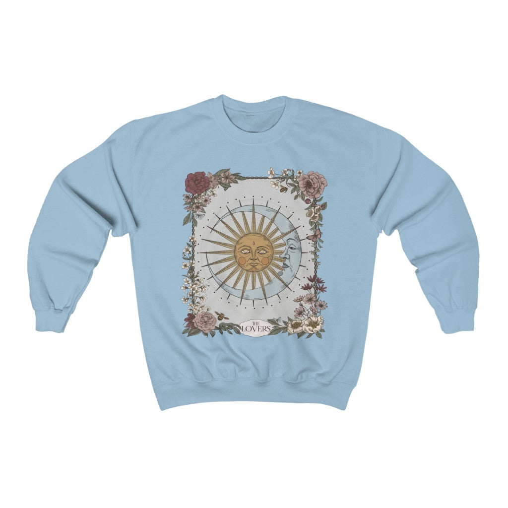 The Lovers Tarot Card Crewneck Sweatshirt Esdee
