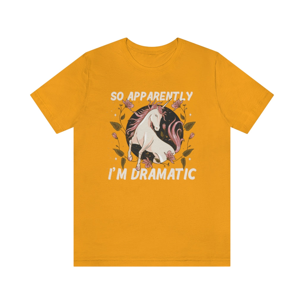 Dramatic Unicorn Unisex T-Shirt - Esdee