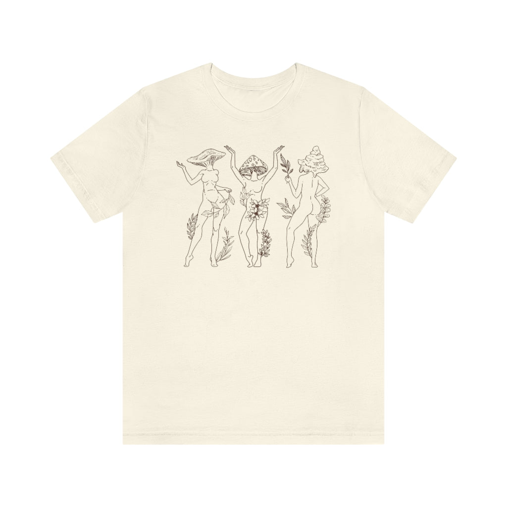 Mushroom Ladies Line T-Shirt - Esdee