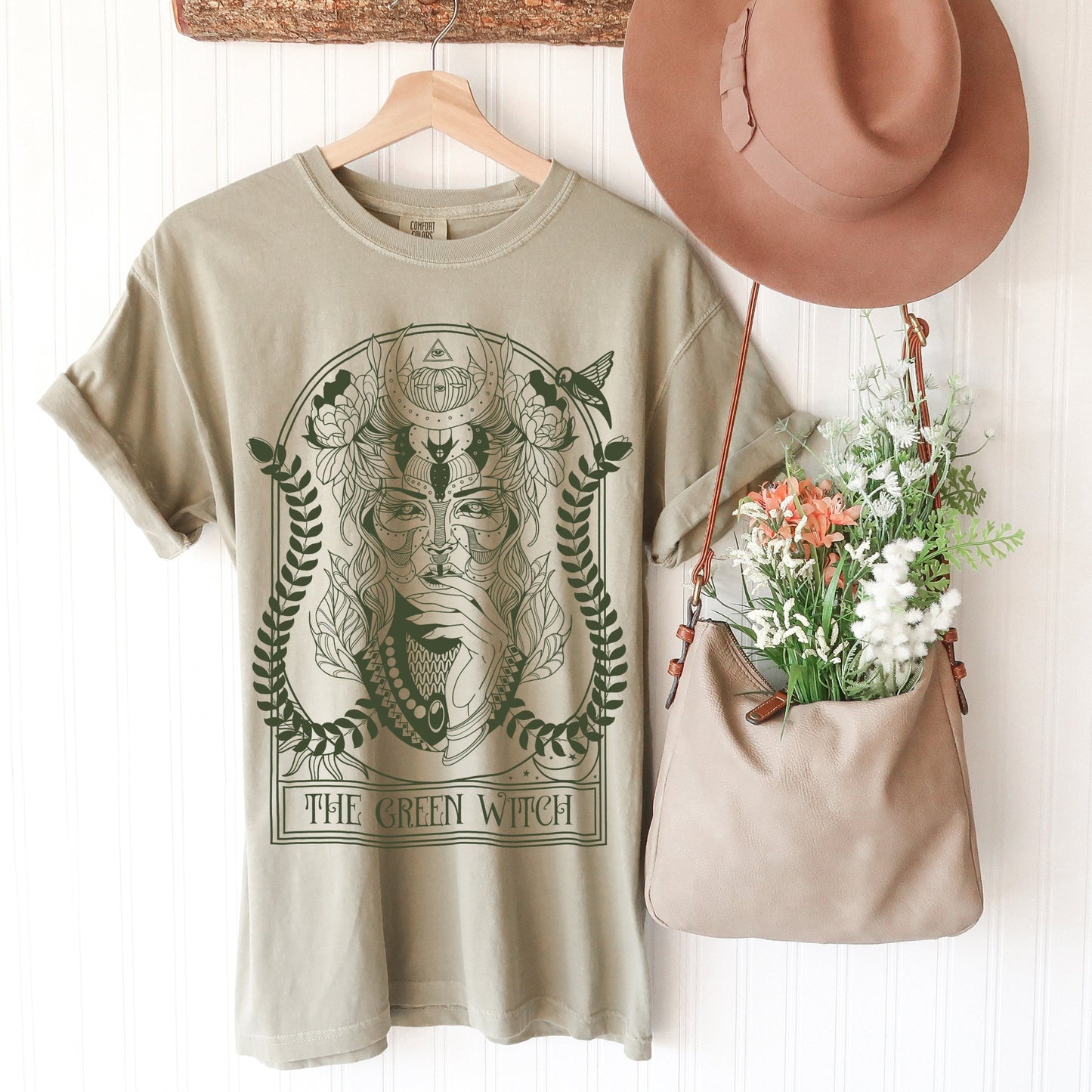 The Green Witch Comfort Colors Unisex TShirt - Esdee