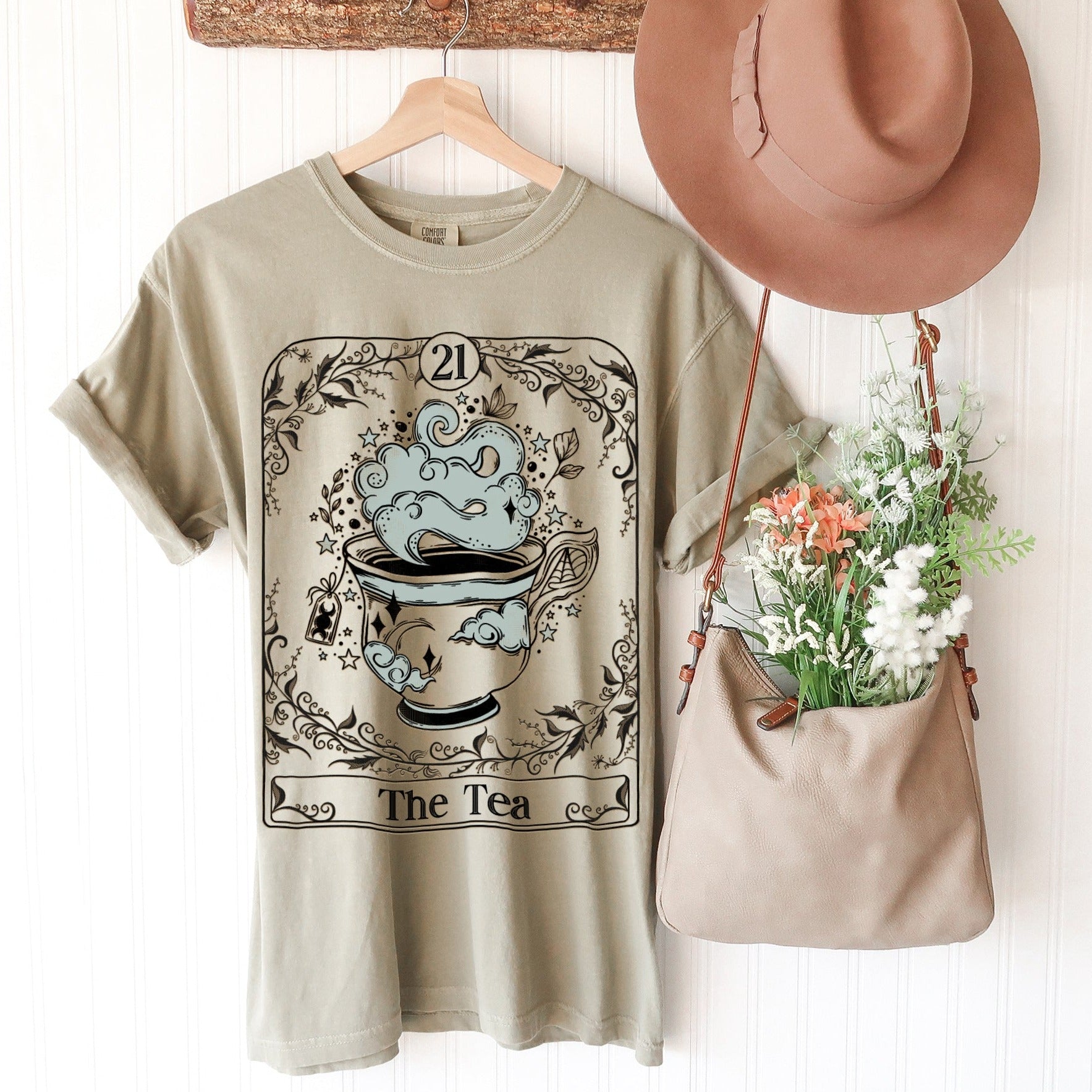 The Tea Ad Meliora Custom Tarot Card Unisex TShirt