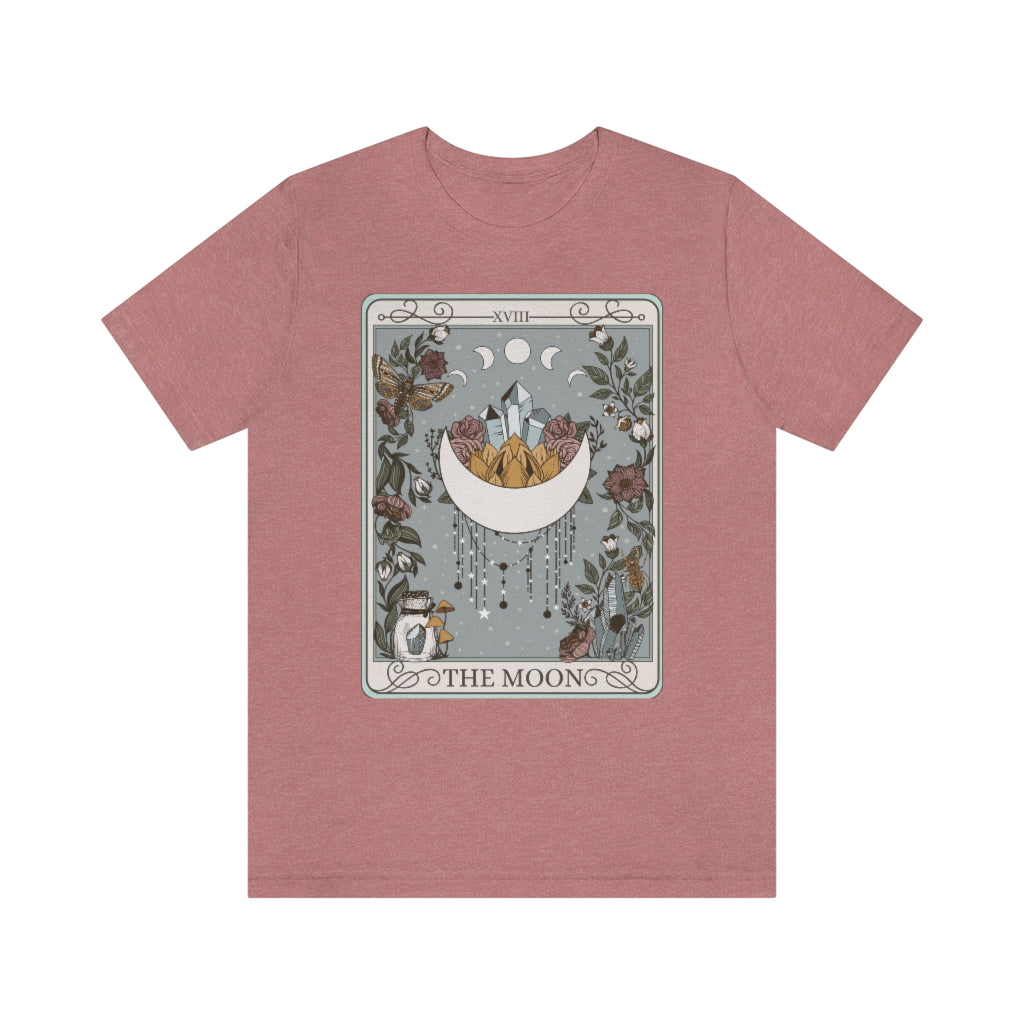 The Moon Tarot Card T-Shirt Esdee