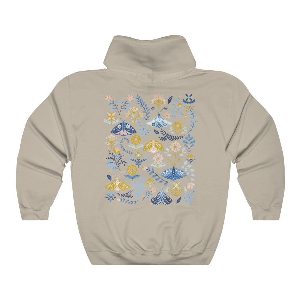 Scandinavian Moth Hooded Sweatshirt - Esdee