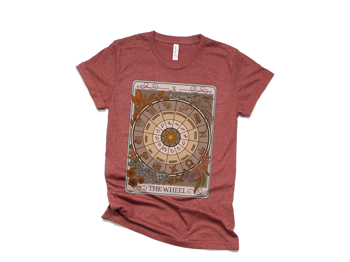 The Wheel Tarot Card Unisex T-Shirt -Esdee