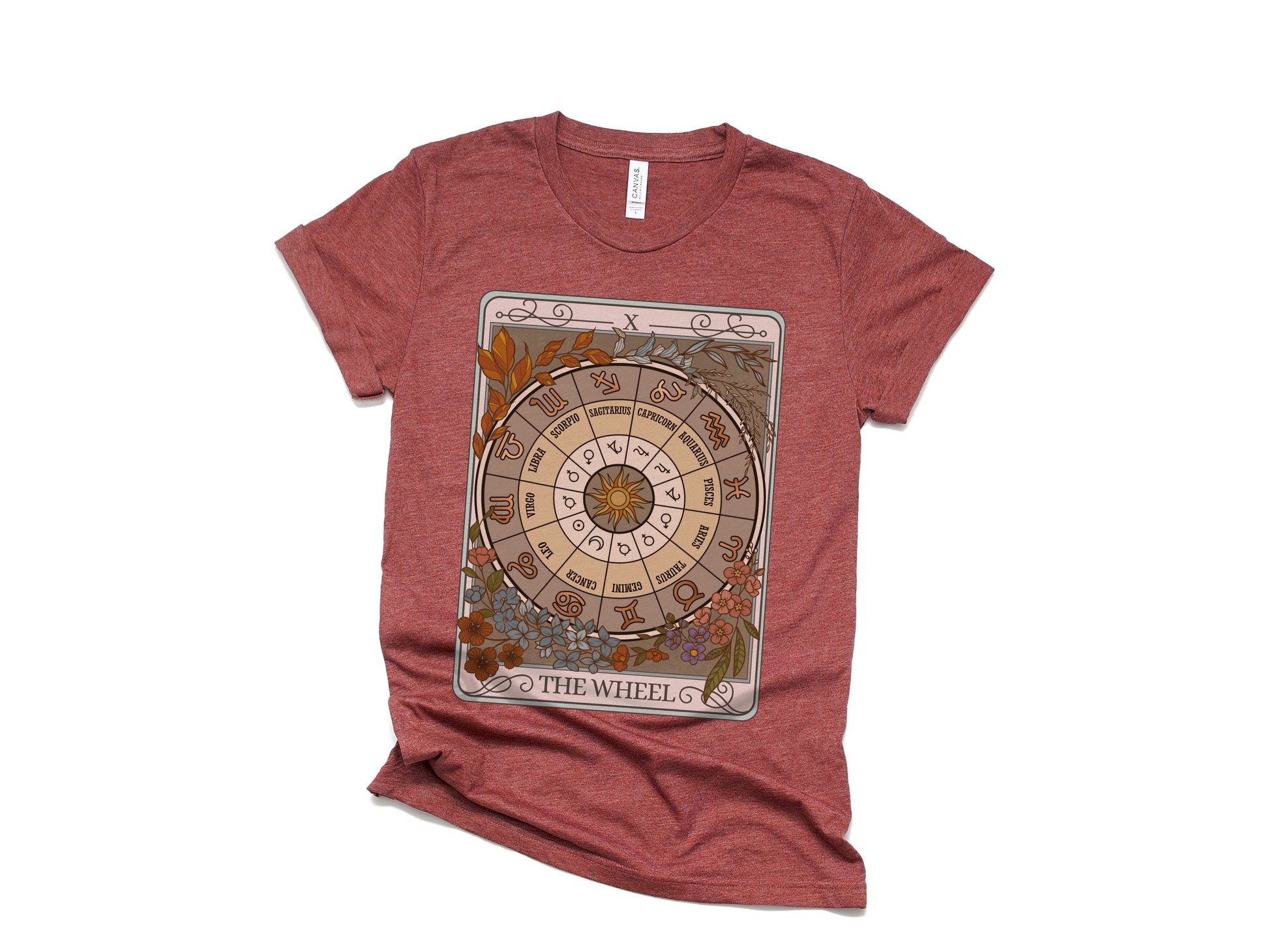 The Wheel Tarot Card Unisex T-Shirt -Esdee