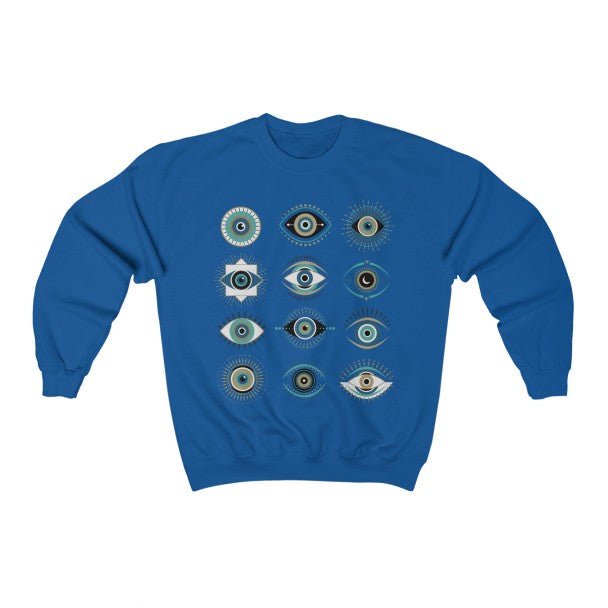 Evil Eye Unisex Crewneck Sweatshirt - Esdee