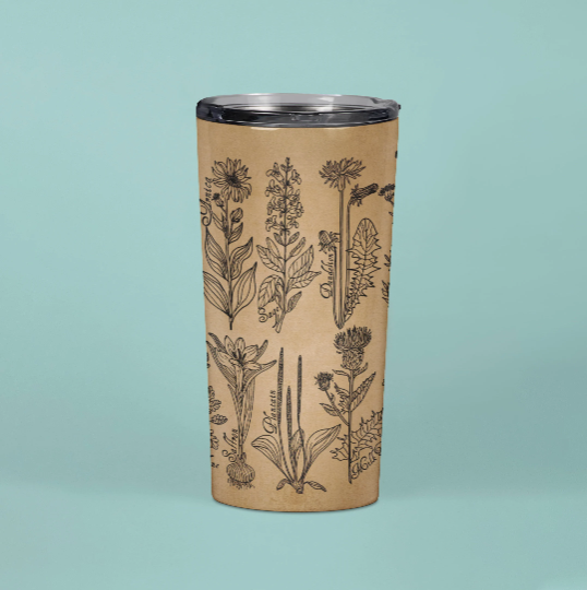 Vintage Herbs Insulated 20oz Tumbler - Esdee Designs