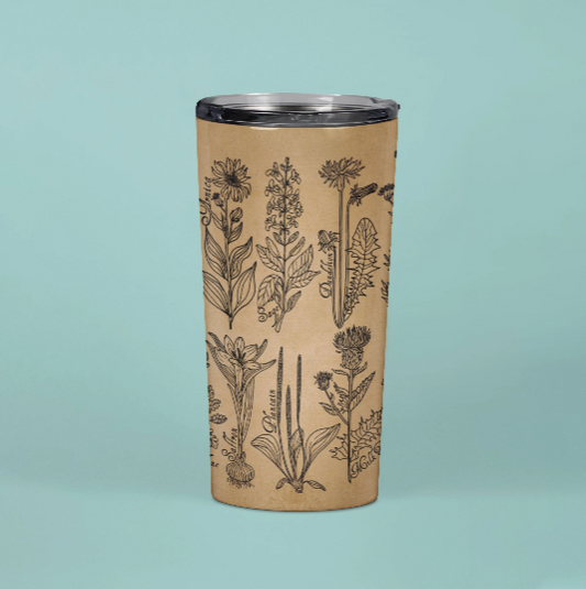 Vintage Herbs Insulated 20oz Tumbler - Esdee Designs