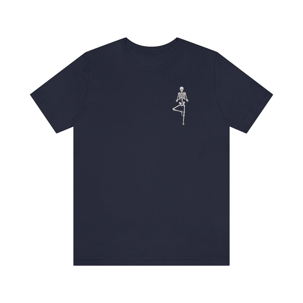 Skeleton Yoga Unisex T-Shirt Esdee