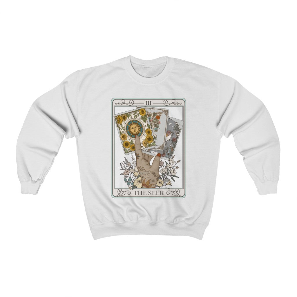 The Seer Tarot Card Crewneck Sweatshirt Esdee