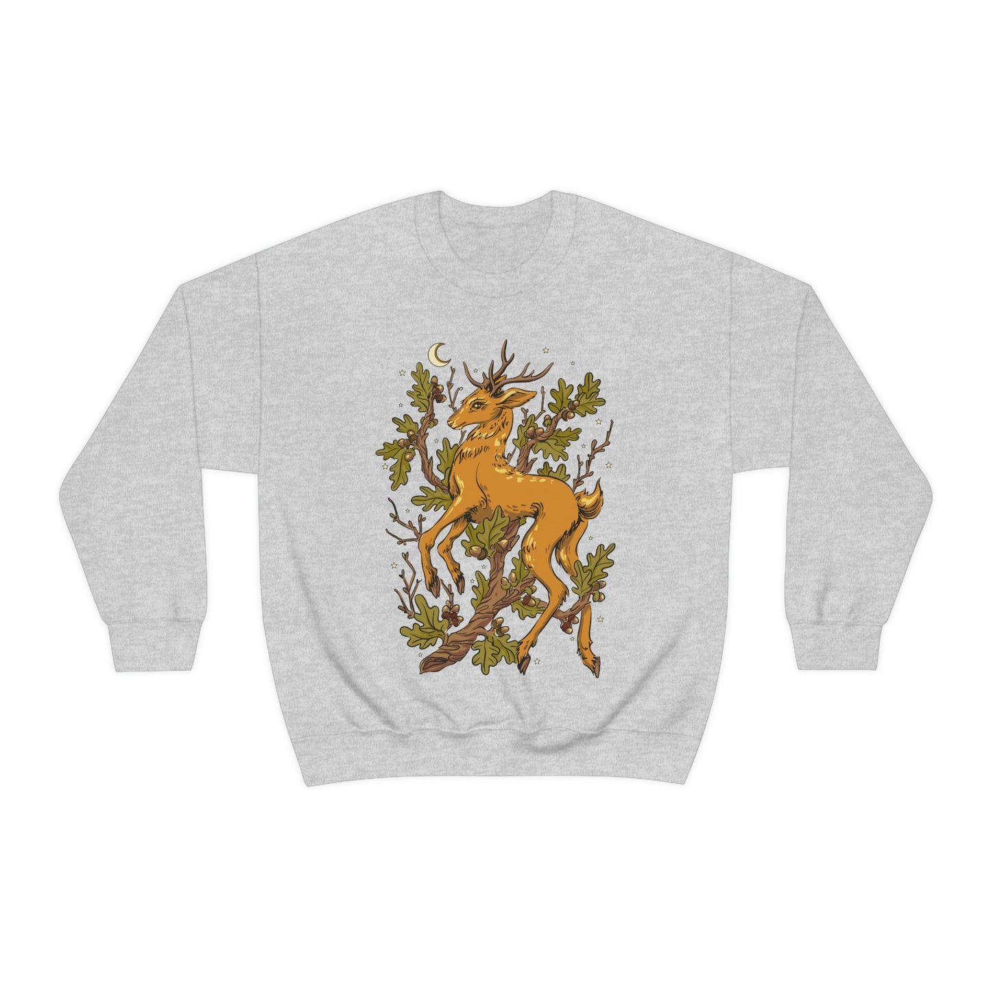 Forestcore Deer Unisex Crewneck Sweatshirt - Esdee