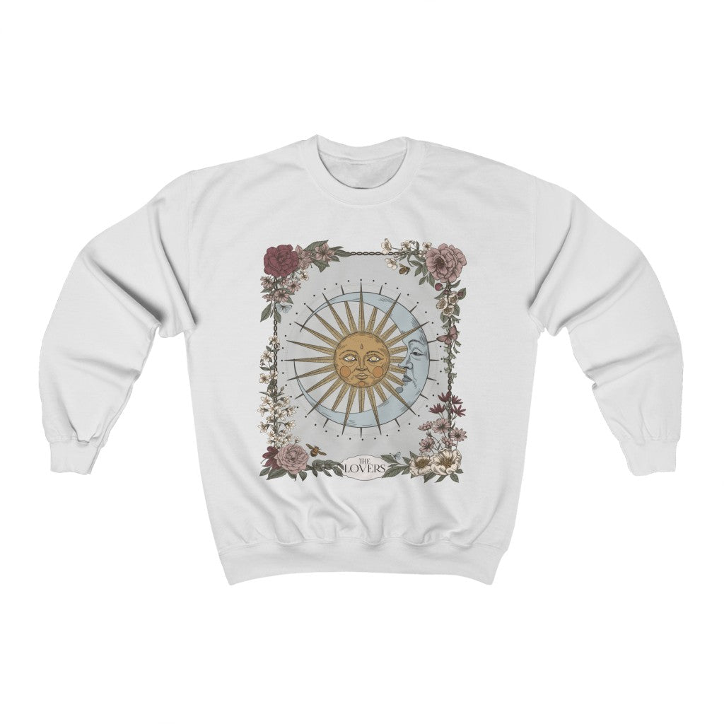 The Lovers Tarot Card Crewneck Sweatshirt Esdee
