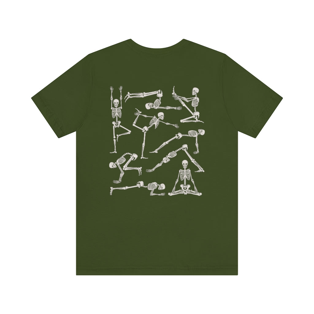 Skeleton Yoga Unisex T-Shirt Esdee