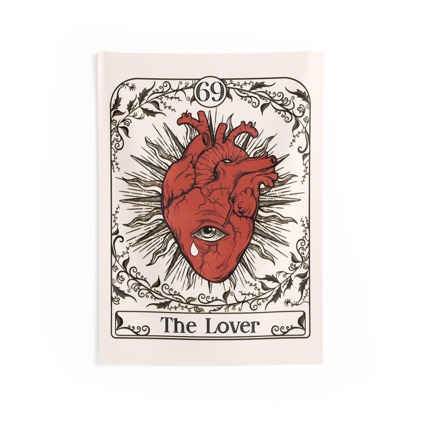Heart Ad Meliora Tarot Custom Wall Tapestry - Esdee