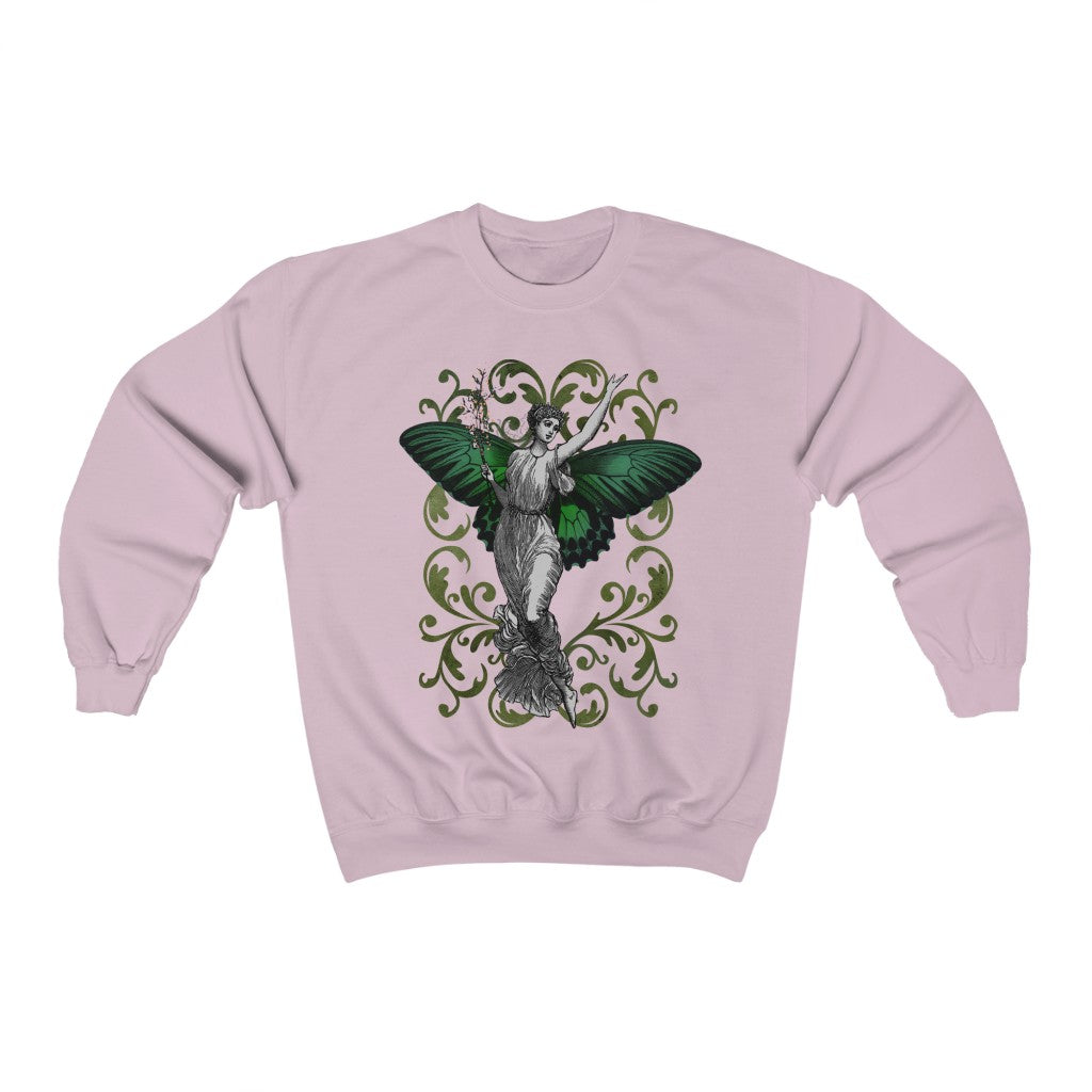Green Fairy Crewneck Sweatshirt - Esdee