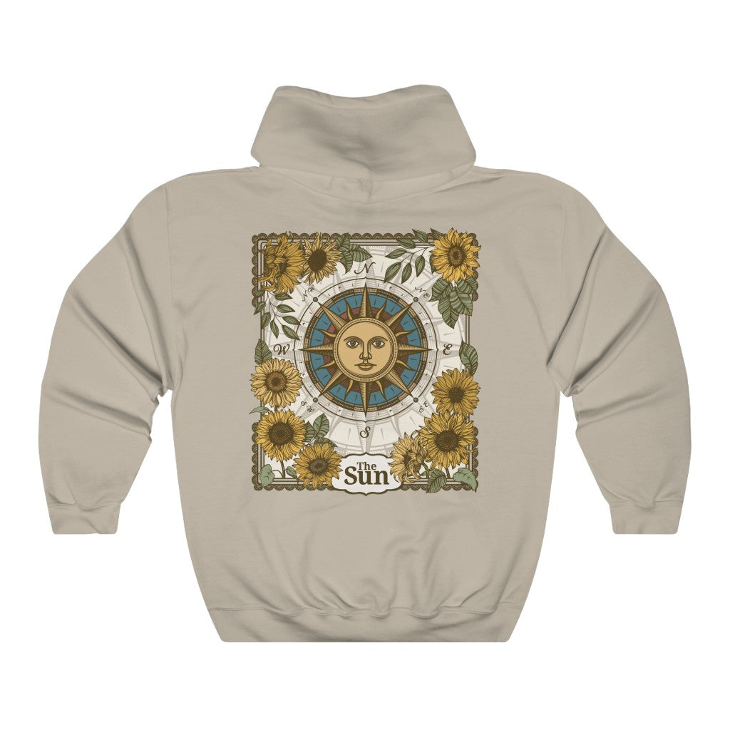The Sun Tarot Card Hooded Sweatshirt Esdee