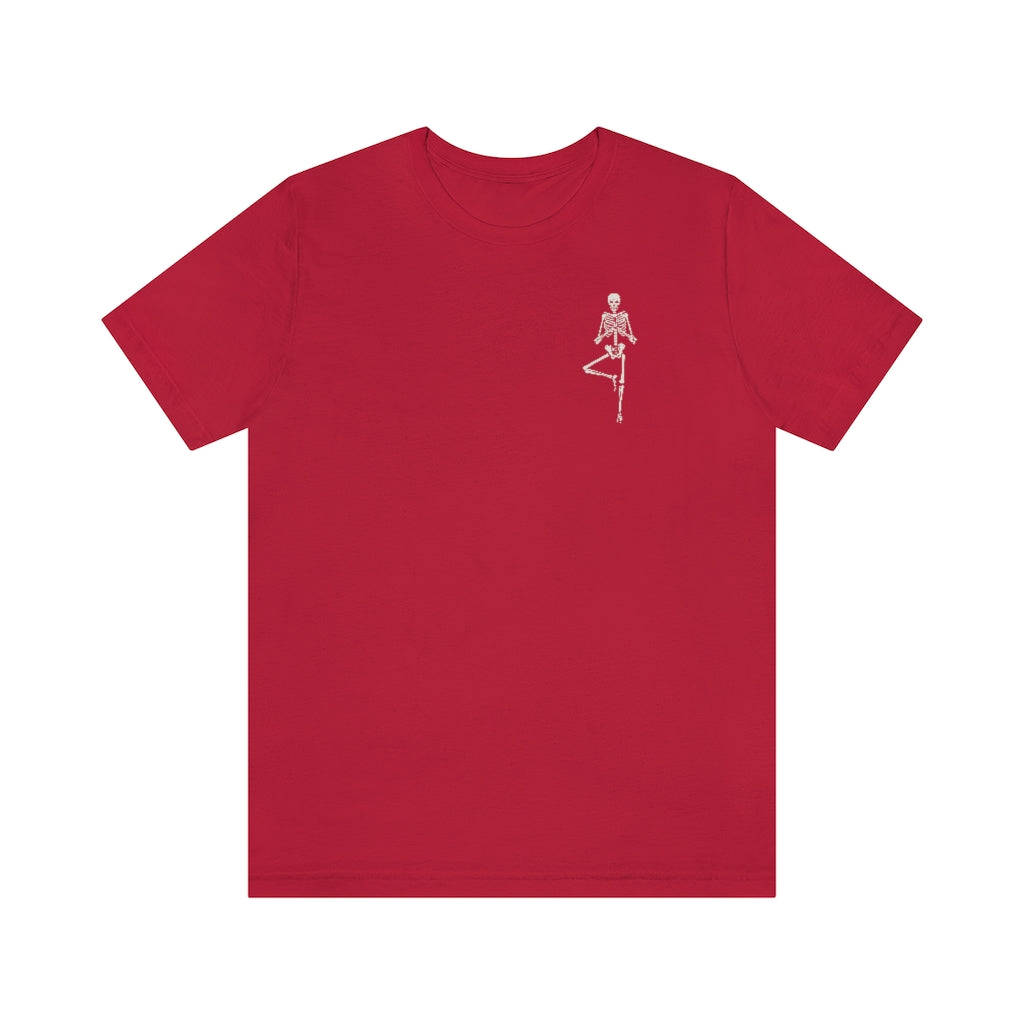 Skeleton Yoga Unisex T-Shirt Esdee