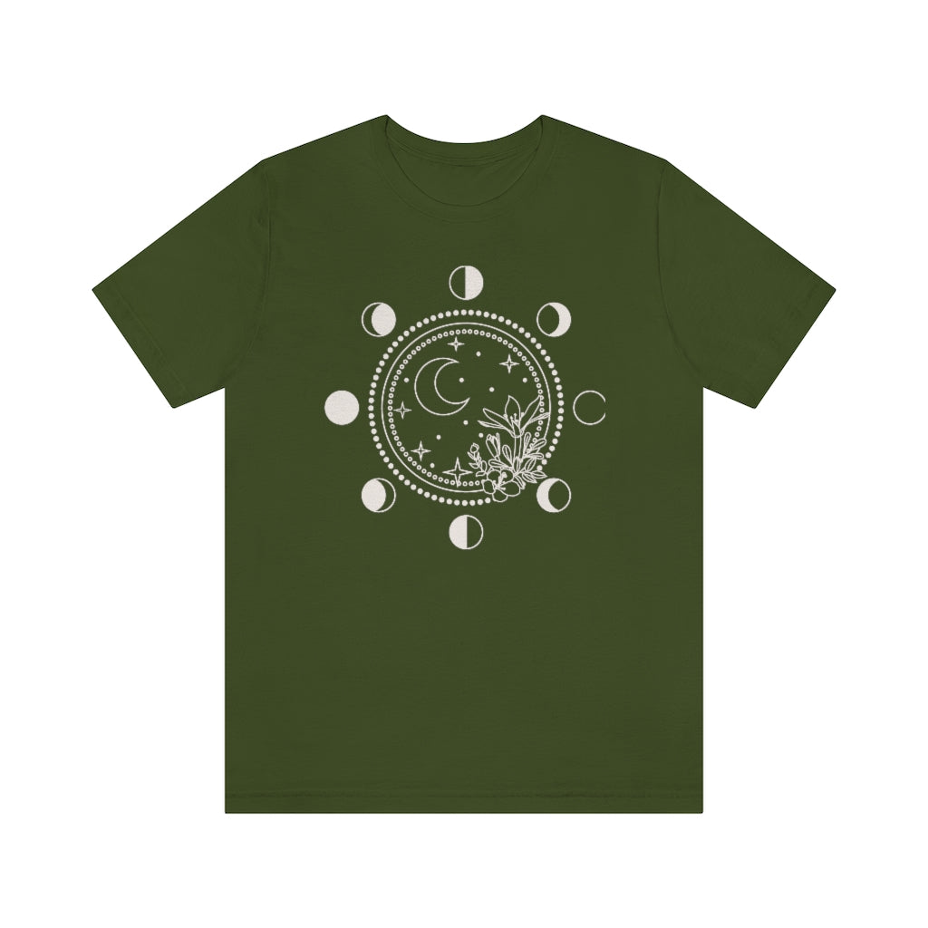 Moon Phase Unisex Short Sleeve Tee - Esdee