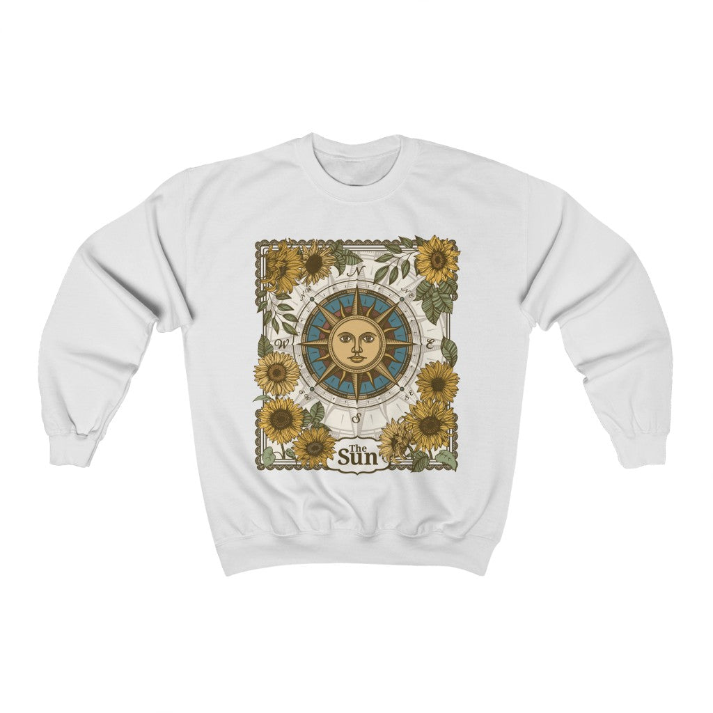 The Sun Tarot Card Crewneck Sweatshirt - Esdee