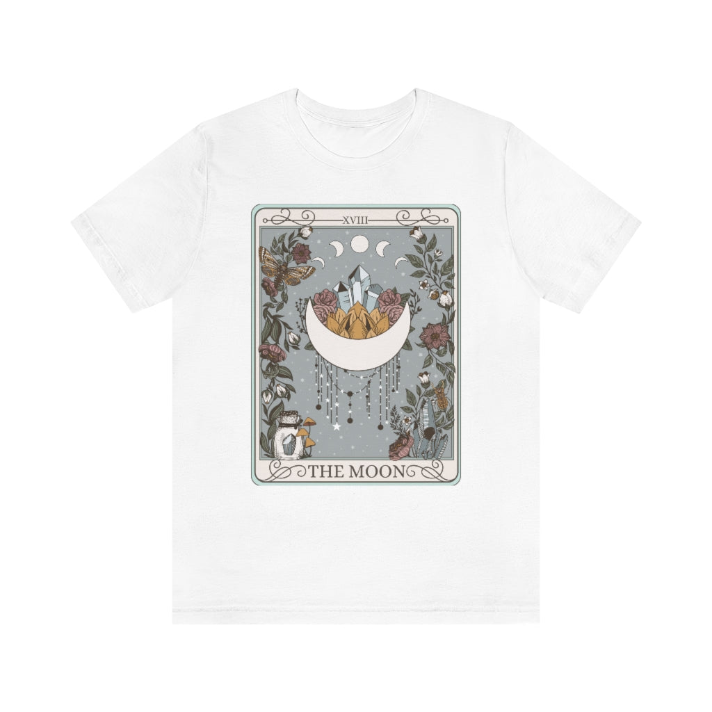 The Moon Tarot Card T-Shirt Esdee