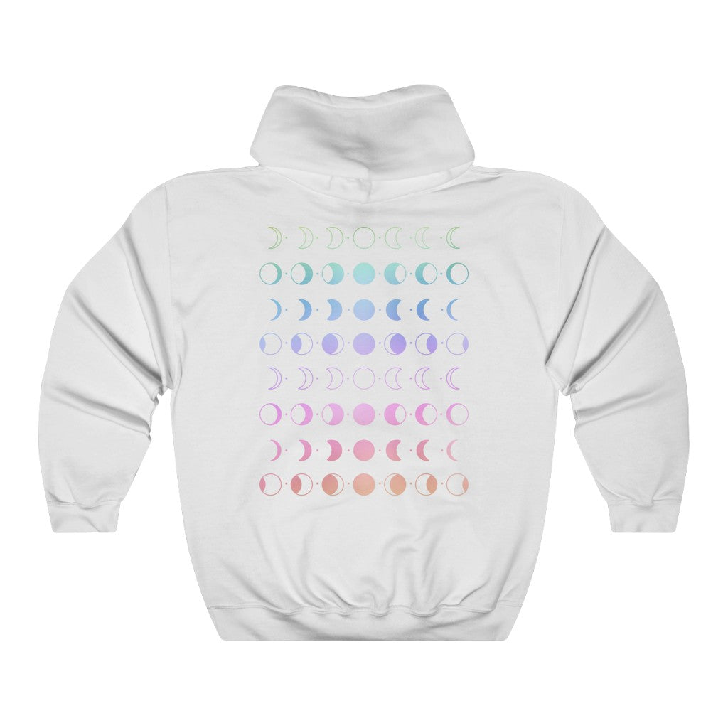 Moon Phases Hooded Sweatshirt Esdee